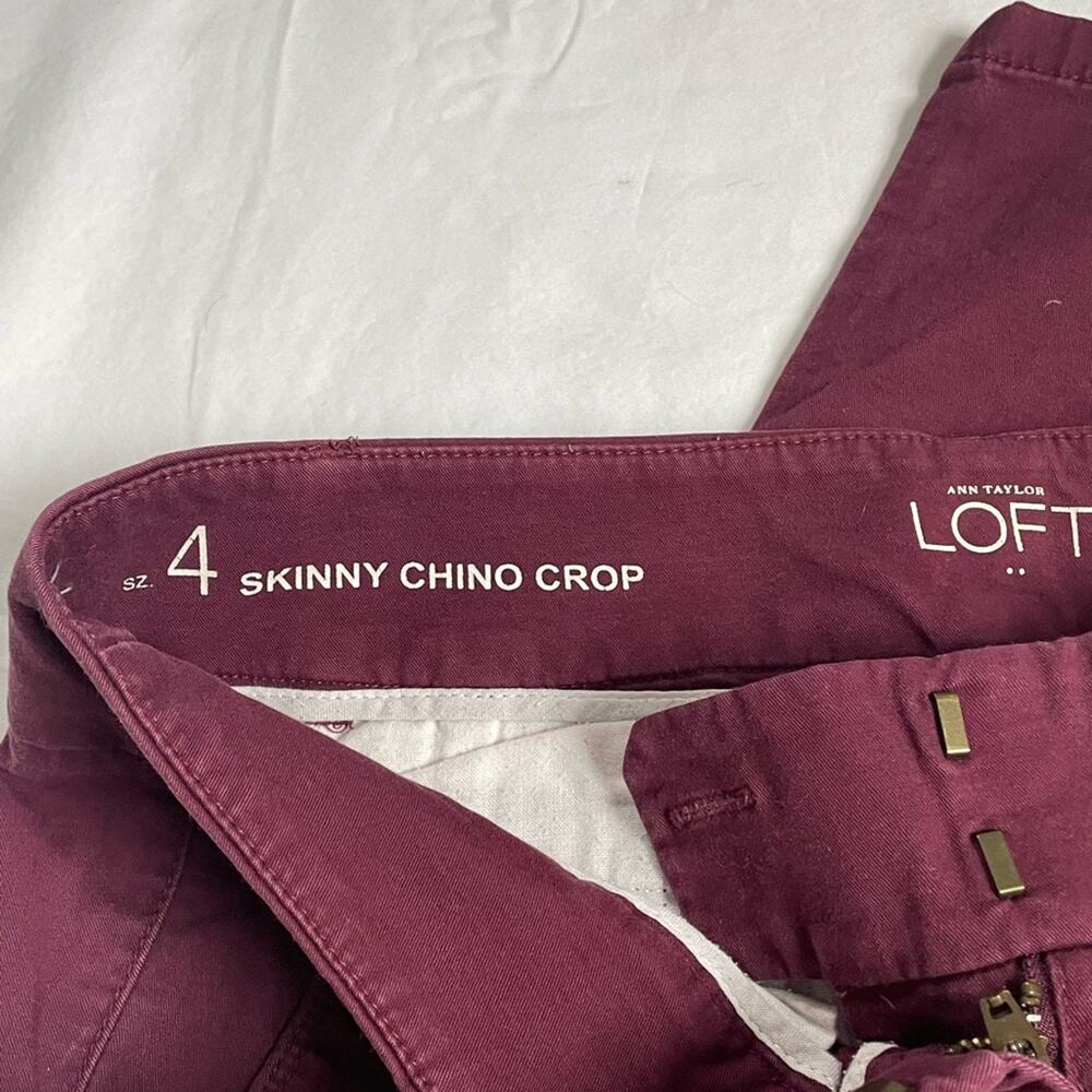 LOFT Skinny Chino Crop - Picture 2 of 5